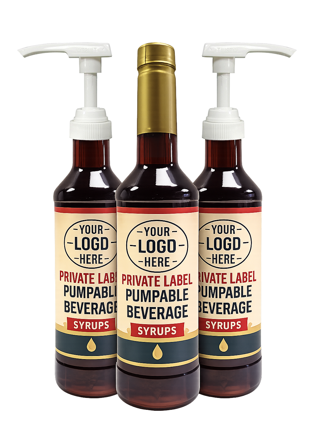 Private label pumpable beverage syrups for dirty sodas from H&H Products